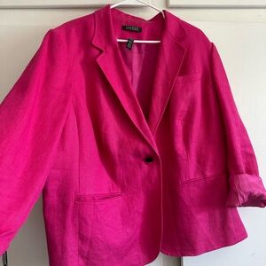 My Ralph Lauren blazer hot pink goes with everything